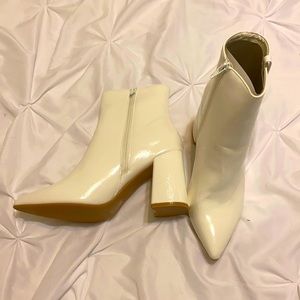 Pointed toe booties